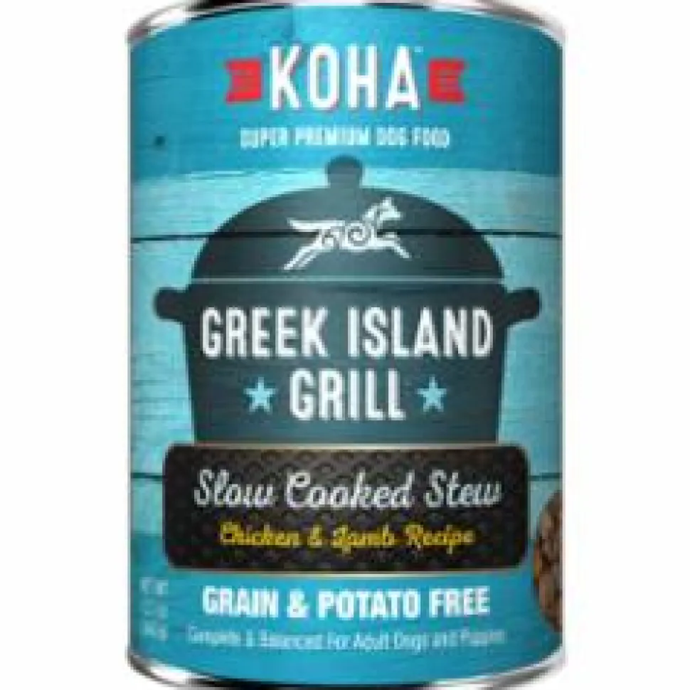 Koha Grain-Free Stew GREEK ISLAND Canned Dog Food - 12.7 Oz - Case of 12