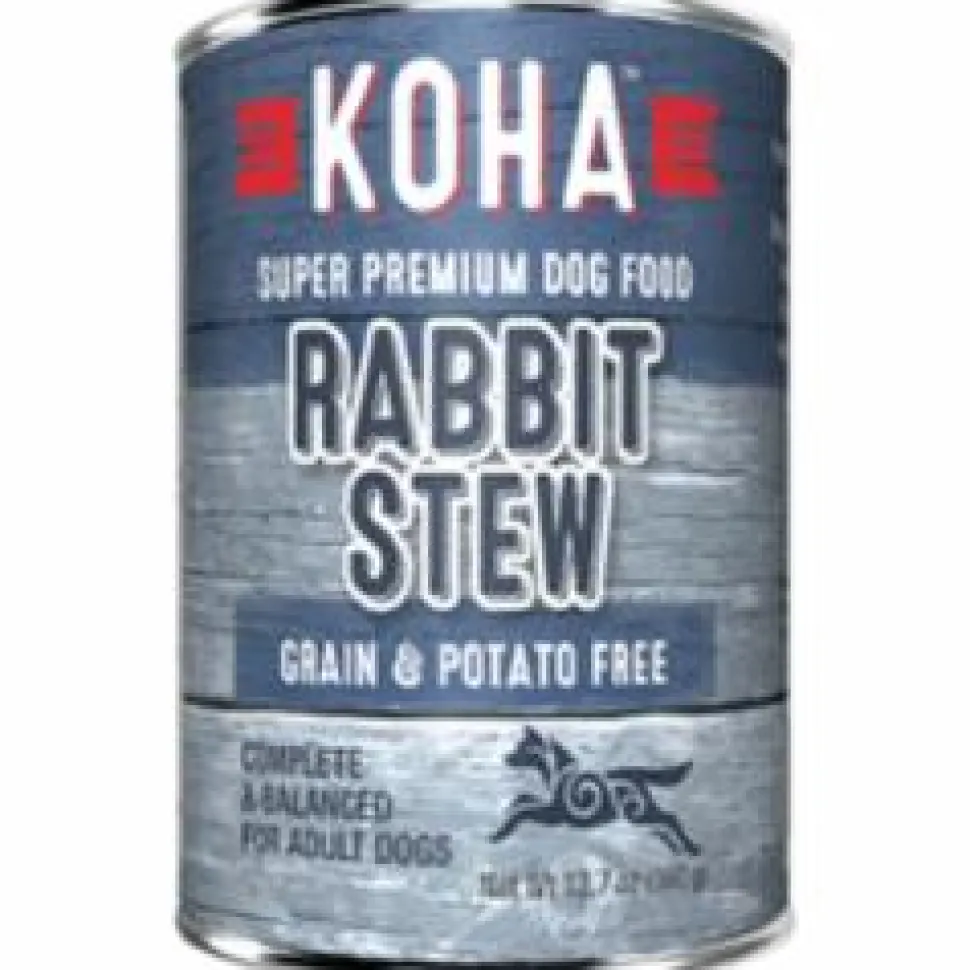Koha Grain-Free Stew Rabbit Canned Dog Food - 12.7 Oz - Case of 12