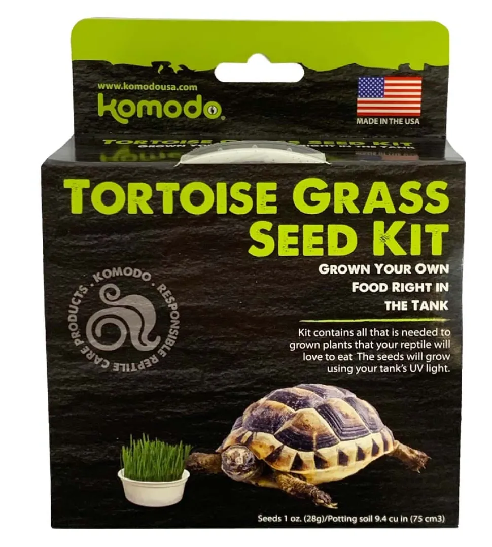 Komodo Grow Your Own Grass Seed Kit for Tortoise - 6.5 in