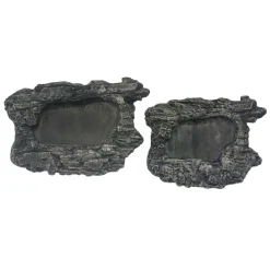 Komodo Habitat Rock Bowl - Black/Tan - Medium