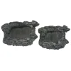 Komodo Habitat Rock Bowl - Black/Tan - Small