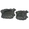 Komodo Habitat Rock Bowl - Black/Tan - Large