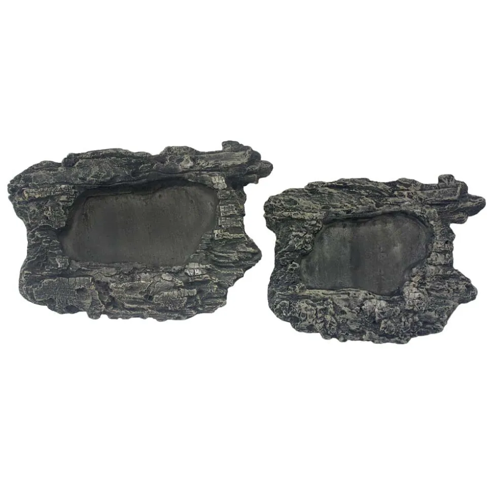 Komodo Habitat Rock Bowl - Black/Tan - Small