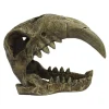 Komodo Larger Saber Tooth Reptile Hideout - Gray - Large