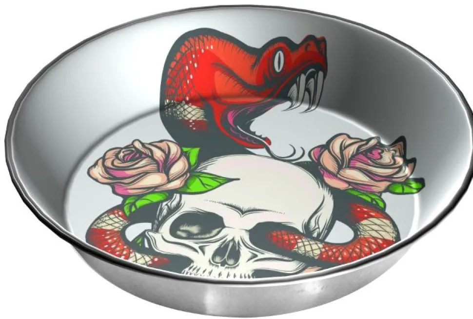 Komodo Skull & Snake Bowl - 15 cm