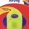Kong AirDog Squeaky Knobby Ball Felt Fetch Dog Toy - Medium