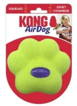 Kong AirDog Squeaky Paw Shaped Felt Fetch Dog Toy - Medium/Large