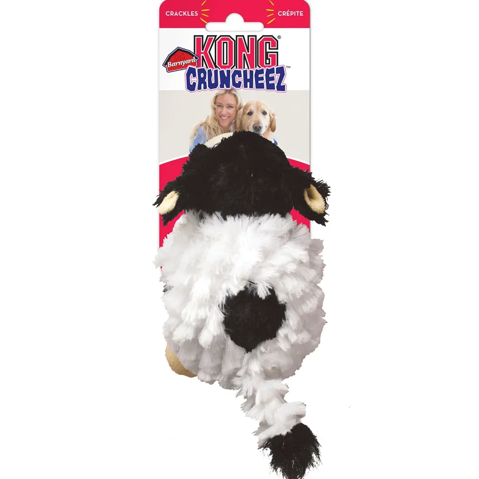 Kong Barnyard Cruncheez Inner Bottle Cow Dog Toy - Large