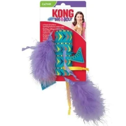 Kong Bat-a-Bout Vibez Roller and Feather Cat Toy