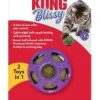 Kong Blissy Moon 2-in-1 Rubber and Catnip Ball Cat Toy - Medium