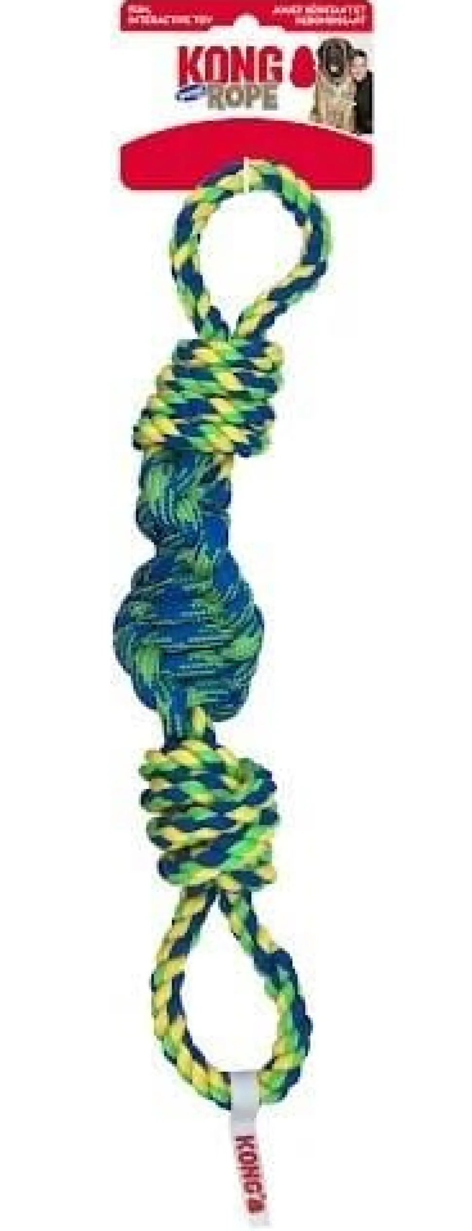 Kong Bunji Elastic Stretchy Rope Dog Toy - Assorted - Small