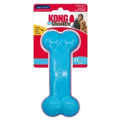 Kong ChewStix Curve Bone Coconut Scented Real Wood Puppy Dog Toy - Large