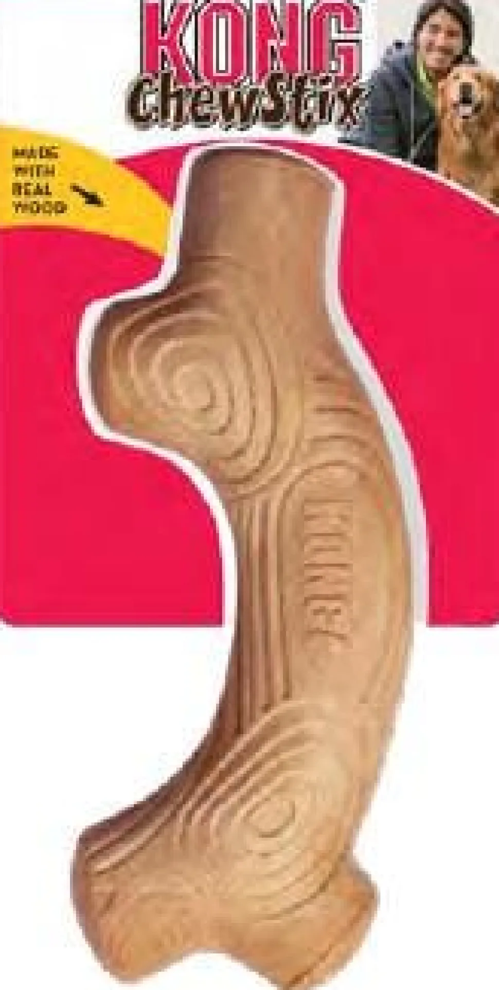 Kong ChewStix Stick Real Wood Dog Toy - Large