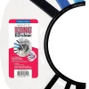 Kong Clear EZ-Collar Clear Blue and Black Safety Dog Collar - Medium - 7.5-10" In Girth