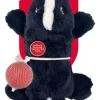 Kong Cozie Pocketz Skunk Internal Pouch Squeak and Plush Dog Toy - Small