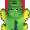 Kong Cozie Tuggz Gator Crinkle and Squeak with Rope and Plush Dog Toy - Small/Medium