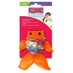 Kong Crackles Gulpz 2-Piece Fish Crinkle and Plush Catnip Cat Toy