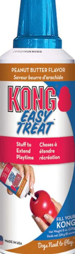 Kong Easy Treat Dog Toy Stuffing Chewy Dog Treats - Peanut Butter - 8 Oz