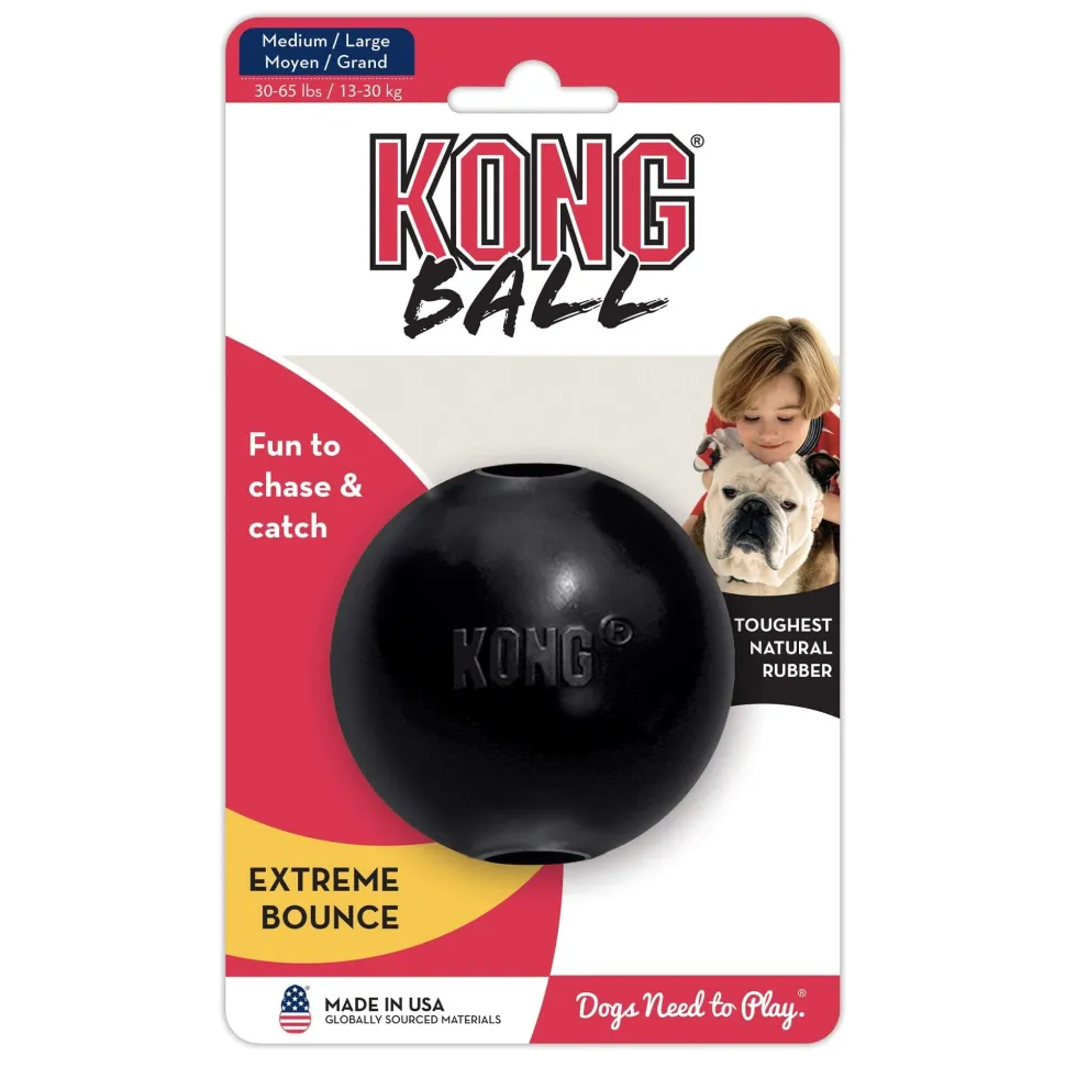 Kong Extreme Ball Toughest Natural Rubber Dog Toy