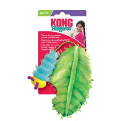 Kong Flingaroo Caterpillar Crackle and Catnip Cat Toy