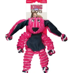 Kong Floppy Knots Bunny Internally Knotted Squeak and Plush Dog Toy - Small/Medium