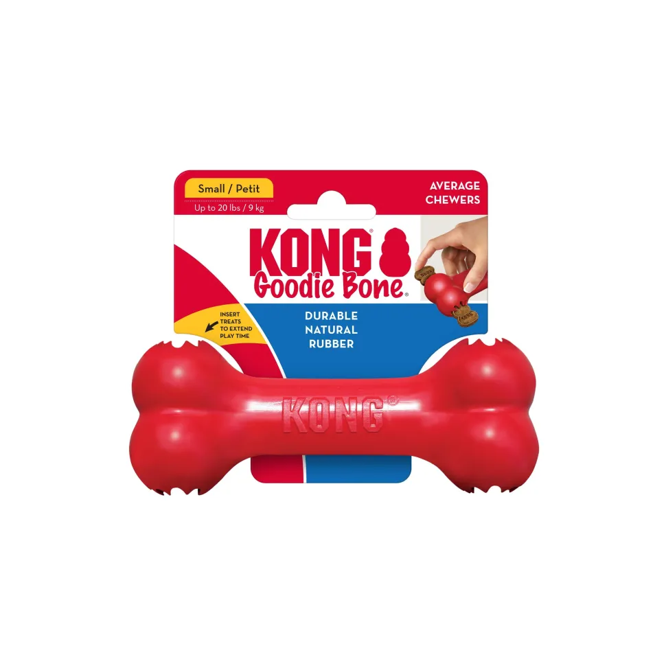 Kong Goodie Bone Treat Dispensing Durable Rubber Dog Toy - Large
