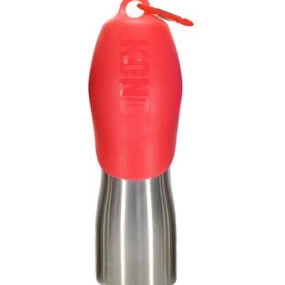 Kong H2O Insulated Stainless Steel Travel Pet Water Bottle - Red - 25 Oz
