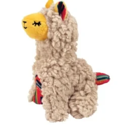 Kong Holiday Softies Scrattles Llama Squeak and Plush Cat Toy
