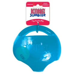 Kong Jumbler Disc Fetch and Chew Inner Tennis Ball and Rubber Dog Toy - Large/X-Large