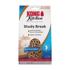 Kong Kitchen Light & Crispy Dog Biscuits Treats - Study Break - 4 Oz