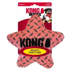 Kong Maxx Star Puncture-Resistant Squeak and Fetch Nylon Dog Toy - Medium/Large