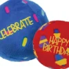 Kong Occasions Birthday Balls Squeaking Dog Toy - Small - 2 Pack