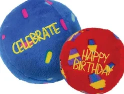 Kong Occassions Birthday Balls Dog Toy - Red - Medium