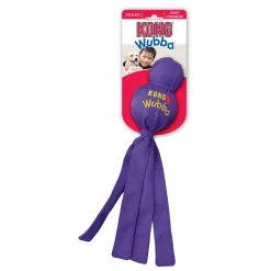 Kong Original Wubba Tug and Fetch Squeaking Nylon Dog Toy - Assorted - Small