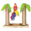 Kong Play Spaces Tiki Twirl Interactive Cat Furniture with Crinkle Toy