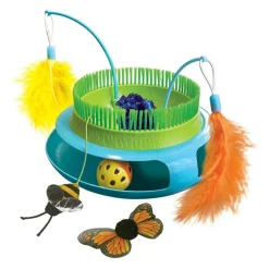 Kong Playground Garden Interactive Teaser Feather Cat Toy