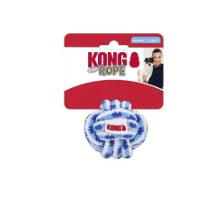 Kong Puppy Rope Ball Dog Toy - Assorted - Small