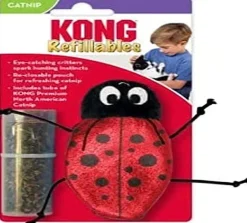 Kong Refillables Ladybug Plush Catnip Cat Toy