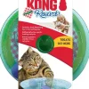 Kong Rewards Picnic Treat Dispensing Interactive Puzzle Feeder Cat Toy - Green/Blue