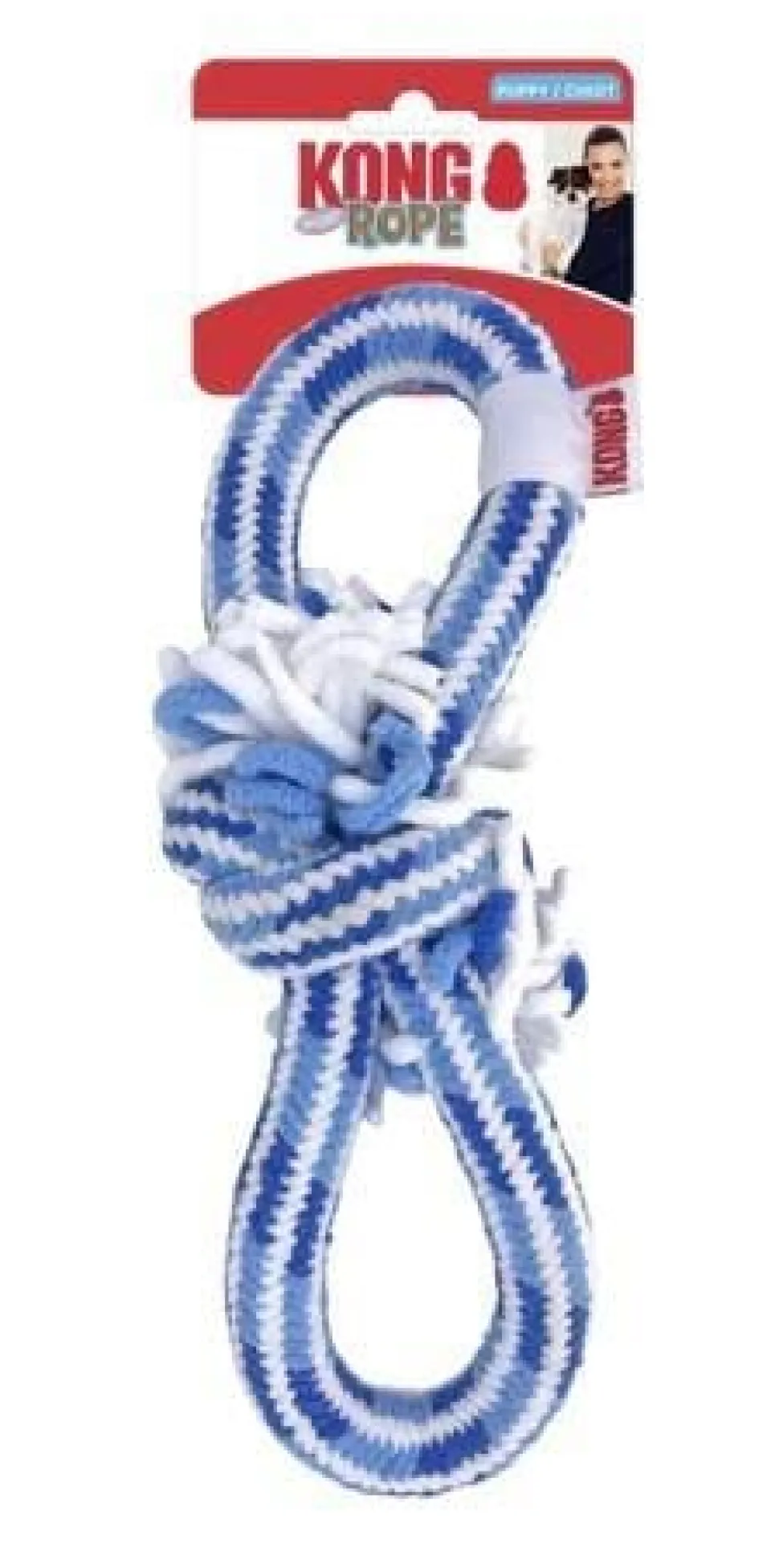 Kong Rope Tug Puppy Fetch and Tug Rope Dog Toy - Assorted - Medium