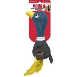 Kong Shakers Shimmy Mallard Squeak and Plush Nylon Dog Toy - Medium