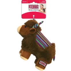 Kong Sherps Yak Cozie Squeak and Plush Dog Toy - Medium