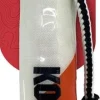 Kong Shieldz Dummy Fetch and Toss Floating Dog Toy - Red/White - Small/Medium