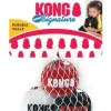 Kong Signature Ball Fetch Dog Toy - Small - 3 Pack