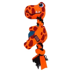 Kong Signature Dynos Squeak Rope and Plush Dog Toys - Assorted - Medium