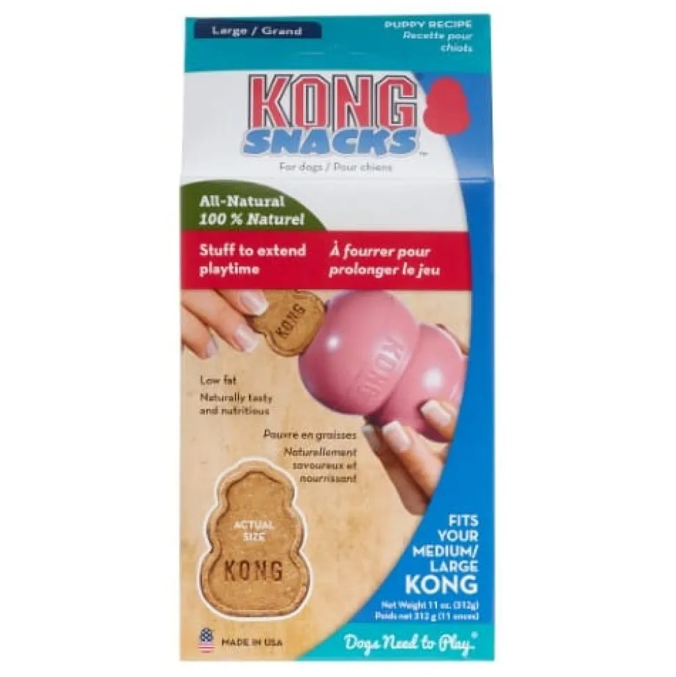 Kong Snacks Puppy Recipe Dog Toy Stuffing Chewy Dog Treats - Chicken - Large - 11 Oz