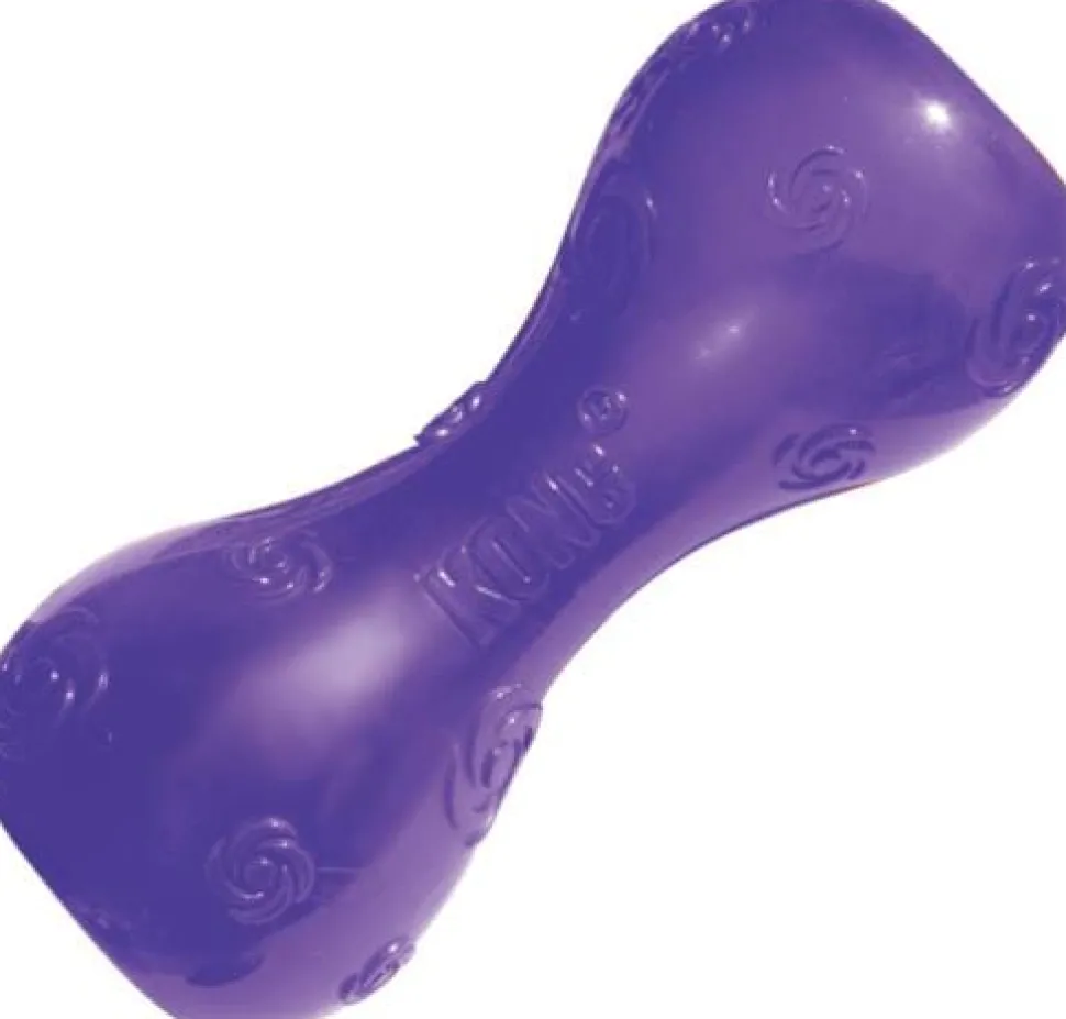 Kong Squeezz Dumbell Squeak and Rubber Dog Toy - Large