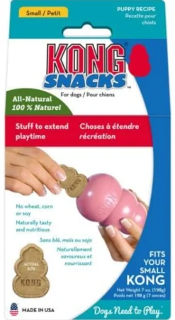 Kong Stuff N; Snacks All-Natural Puppy Stuffing Chicken Dog Treats - Small