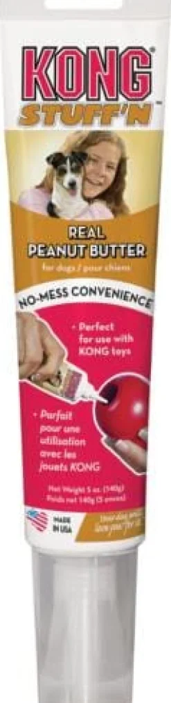 Kong Stuff'N Dog Toy Stuffing Chewy Dog Treats - Peanut Butter - 5 Oz