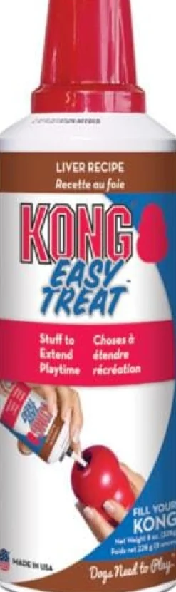 Kong Stuffn' Easy Liver Recipe Dog Paste - Compatible with Kong Dog Toys - 8 Oz